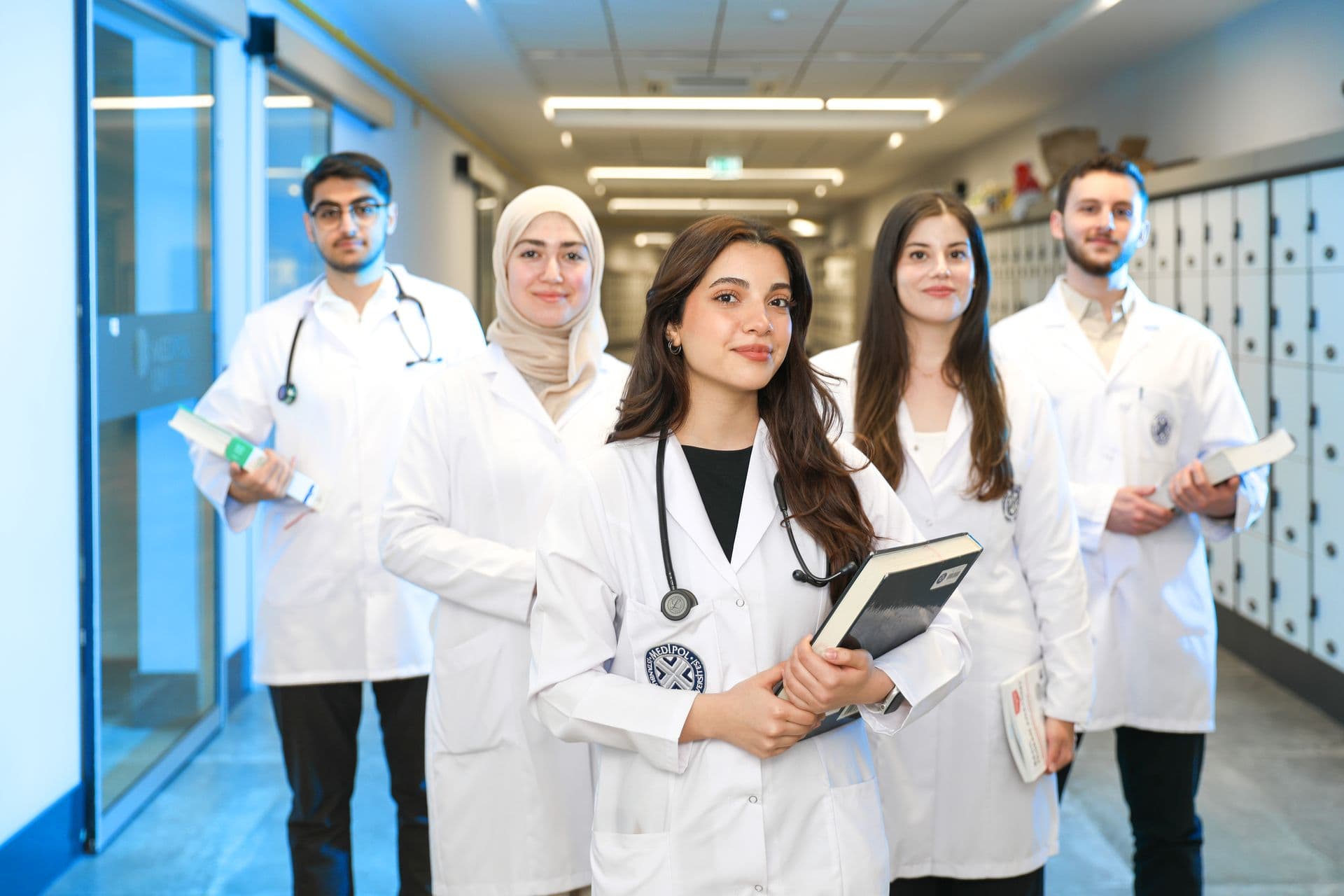 Physician team in white coats — Yug Enterprise